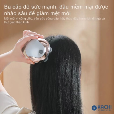 Máy Massage Đầu Không Dây Kachi MK399 - Hàng chính hãng