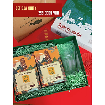 Set quà cà phê Tết - Set quà Như Ý