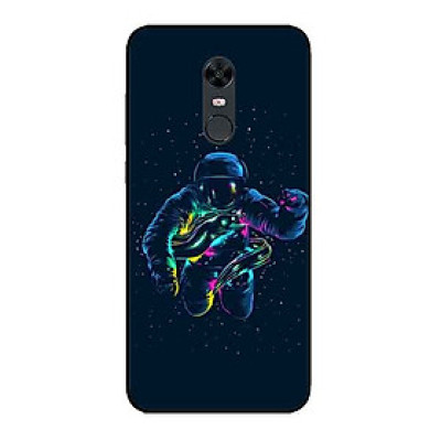 Ốp Lưng in cho Xiaomi Redmi 5 Mẫu Du Hành 2 - Hàng Chính Hãng