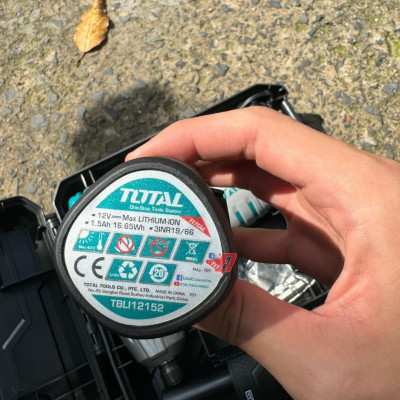 MÁY SIẾT VÍT DÙNG PIN 12V TOTAL TIRLI12015 (KHÔNG KÈM DÂY & ĐẦU SẠC) TOTAL TIRLI12015 - HÀNG CHÍNH HÃNG