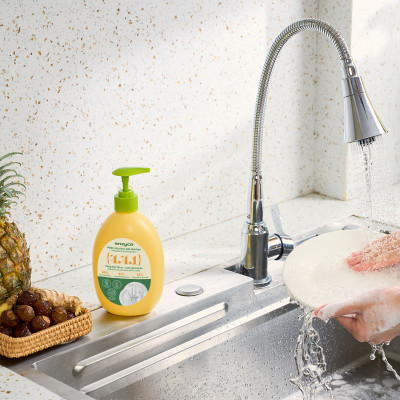 Combo 2 nước rửa chén bát sinh học ENZYCO 465ml - Chiết xuất Bồ hòn và Enzyme Dứa