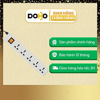 Ổ cắm nối dài DoBo U805  5 ổ cắm  16A 3 Mét