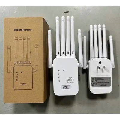 Bộ Kích Sóng Wifi Tốc Độ Cao 6 Râu 50M Thiết Bị Mở Rộng Sóng Bao Phủ Căn Nhà, Văn Phòng - Hàng Nhập Khẩu