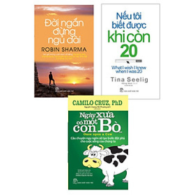 Combo Sách Làm Thay Đổi Cuộc Đời Bạn: Đời Ngắn Đừng Ngủ Dài + Nếu Tôi Biết Được Khi Còn 20 + Ngày Xưa Có Một Con Bò (Bộ 3 Cuốn) - TRẺ