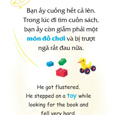 Sách Truyện Tranh Song Ngữ Việt Anh Cho Bé - Đồ Đạc Gọn Gàng Sẵn Sàng Sử Dụng