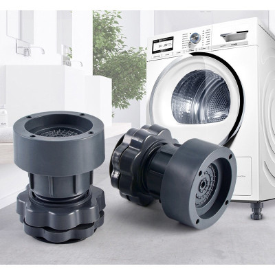 Bộ 4 miếng đế đệm cao su lót kê chân máy giặt chống rung ồn, rỉ sét - Chính hãng dododios