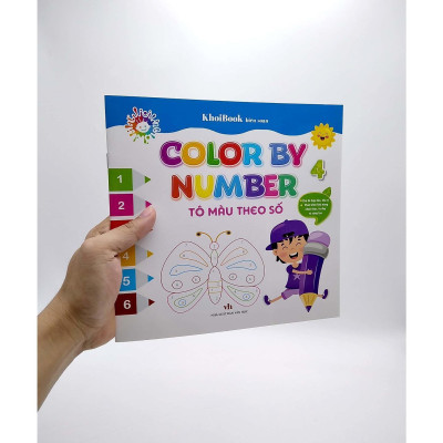 Sách - Color By Number - Tô Màu Theo Số - Tập 4 - Chính Thông Book