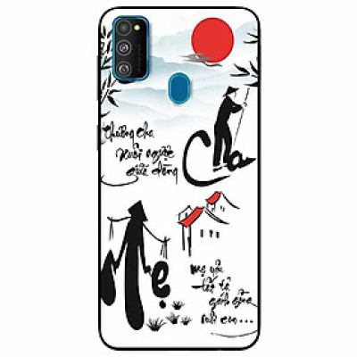 Ốp lưng in cho Samsung M30s Mẫu Thương Cha Mẹ