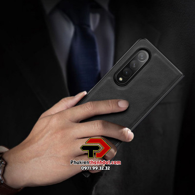 Ốp lưng da cho SamSung Galaxy Z Fold3 5G chính hãng X-level - Hàng chính hãng