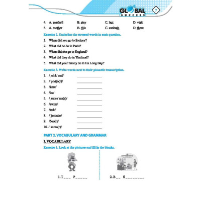 Sách - Global Success - Bài Tập Bổ Trợ Và Nâng Cao Tiếng Anh Lớp 5 - Có Đáp Án - Tập 2 - Minh Thắng