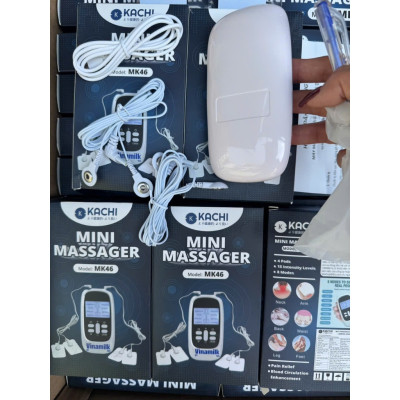 Máy Massage Xung Điện 4 Miếng Dán, 15 Mức Cường Độ, 8 Chế Độ, Giảm Đau Nhức, Tăng Cường Tuần Hoàn Máu Kachi MK46 - Hàng chính hãng