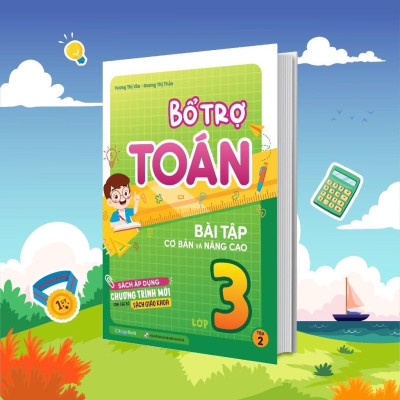 Sách - Bổ Trợ Toán -Tiếng Việt Bài Tập Cơ Bản Và Nâng Cao Lớp 3 - Combo 4 Cuốn - Megabook