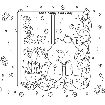 Sách Capybara Happy Everyday - Hạnh Phúc Mỗi Ngày ABBOOKS