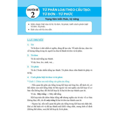 Sách - Trọng Tâm Kiến Thức Tiếng Việt - Luyện Thi Vào Lớp 6 - Tập 1 - Có Đáp Án - Minh Thắng