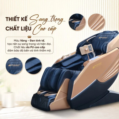Ghế Massage Toàn Thân Lifesport LS-660E, Ghế Massage Với Hệ Thống Con Lăn Hiện Đại, Điều Khiển Bằng Giọng Nói