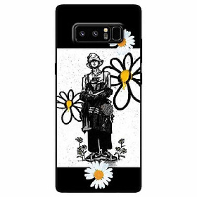 Ốp lưng in cho Samsung Note 8 Mẫu Chàng Trai Hai Hoa Cúc