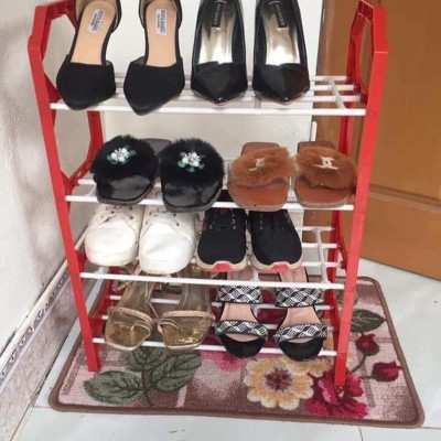 Kệ Để Giày Dép 4 Tầng Bằng Nhựa Cứng