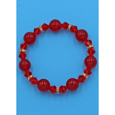 Chuỗi tay đá thạch anh đỏ 12 ly FTHOO21