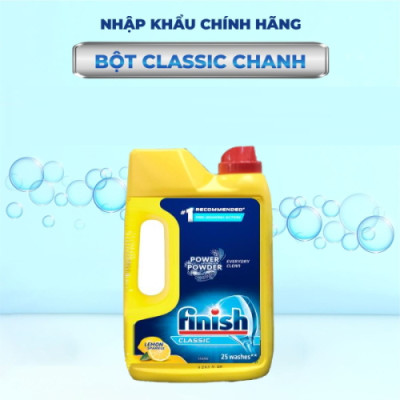 Bột rửa bát Finish Classic 2.5kg - Hương chanh