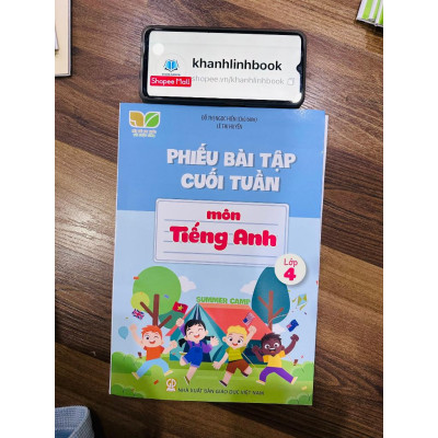 Sách - Phiếu bài tập cuối tuần tiếng anh 4 ( kết nối )
