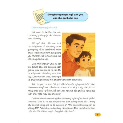 NDB - Con trai cha mẹ có nhiều điều muốn nói với con