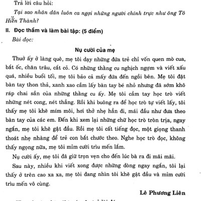 Đề Kiểm Tra Định Kỳ Tiếng Việt - Toán- Khoa Học- Lịch Sử -Địa Lí 4 - Tập 1