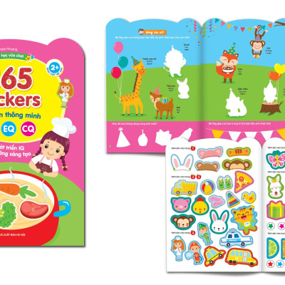 Trọn Bộ 6 Cuốn 2000+ Stickers Bóc Dán Thông Minh (Dành Cho Trẻ Từ 2-6 Tuổi) - Giúp bé phát triển IQ, EQ, CQ
