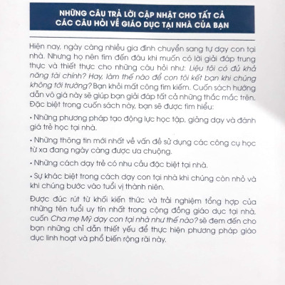 Cha Mẹ Mỹ Dạy Con Tại Nhà Như Thế Nào?