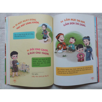 Sách - Vui học Thành Ngữ Tục Ngữ Ca Dao Bằng Tranh + Truyện tranh ngụ ngôn La Fontaine