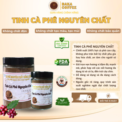 Tinh Cà Phê Nguyên Chất Baka Coffee - Hộp 50g