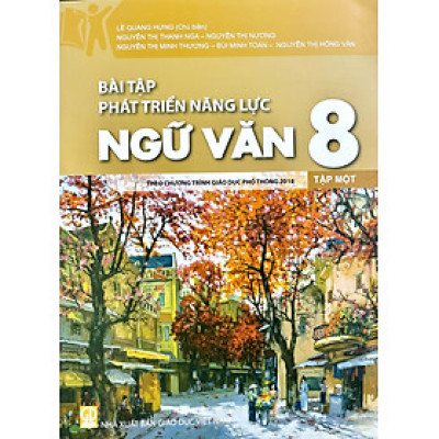 Sách - Bài tập phát triển năng lực Ngữ văn lớp 8 tập 1+2 (HEID)