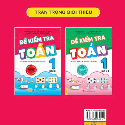 Sách -  Đề Kiểm Tra Toán 1 - Biên soạn theo CT GDPT mới - Kết Nối - ndbooks
