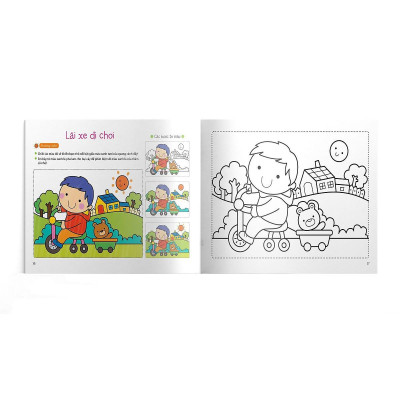 Sách - Bé Tập Tô Màu - Tập 3 - Dành Cho Trẻ Từ 3 Đến 6 Tuổi - Đông A