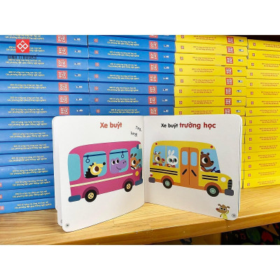 Sách - 200 Từ Vựng Mẹ Cùng Con Học Nói - Các Phương Tiện Giao Thông Ngộ Nghĩnh Cho Bé 0 - 3 Tuổi - Đinh Tị Books