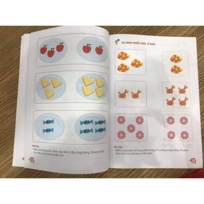 Combo Toán Tư Duy Cho Trẻ Theo Các Lứa Tuổi 3-4 Tuổi 4-6 Tuổi 5-7 Tuổi