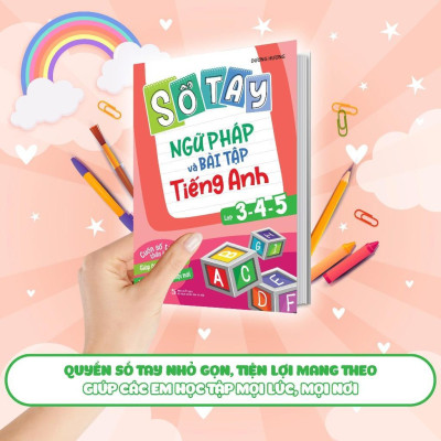 Sách - Sổ Tay Ngữ Pháp Và Bài Tập Tiếng Anh Lớp 3, 4, 5 - Takenote Ngữ Pháp 3 - 4 - 5 - Megabook