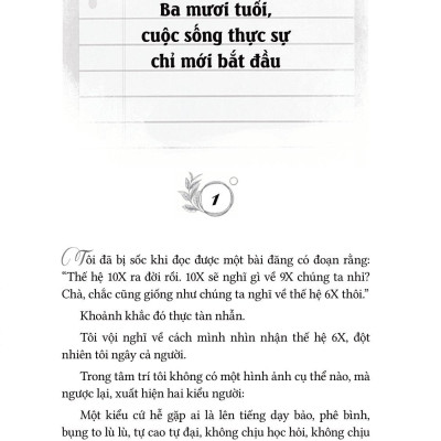 30 Tuổi - Mọi Thứ Chỉ Mới Bắt Đầu