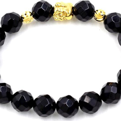 Vòng tay tay thạch anh Đen cắt giác 10 ly MV6