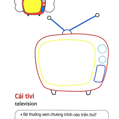 Tập Tô Màu Và Nhận Biết Thế Giới Xung Quanh - Đồ Dùng Gia Đình