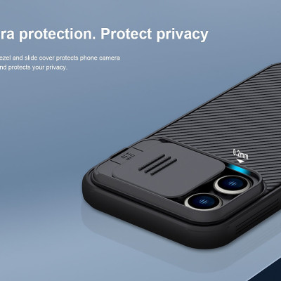 Ốp lưng bảo vệ Camera cho iPhone 14 Pro Max/ 14 Pro/ 14 Plus/ 14 hiệu Nillkin Camshield - hàng nhập khẩu