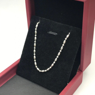 Dây Chuyền Nữ Bi Phay Kiểu Mới- Bạc Hiểu Minh Hành Bảo Vĩnh Viễn DCN257