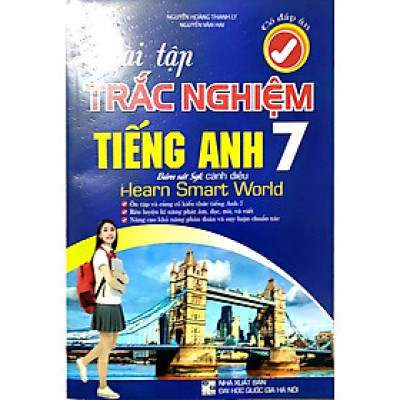 Sách - Bài Tập Trắc Nghiệm Tiếng Anh 7 ( Bám Sát SGK Cánh Diều I - LEARN SMART WORLD - Có Đáp Án)MK