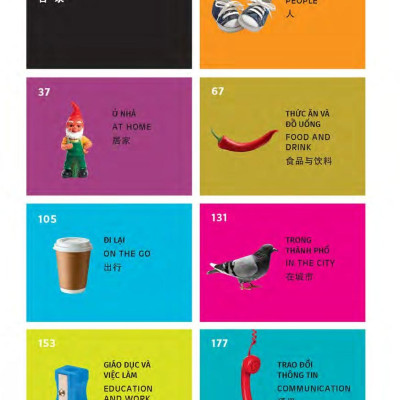 Combo 2 sách Từ điển hình ảnh Tam Ngữ Trung Anh Việt – Visual English Vietnamese Chinese Trilingual Dictionary +Phát triển từ vựng tiếng Trung Ứng dụng (in màu) (Có Audio nghe) +DVD tài liệu