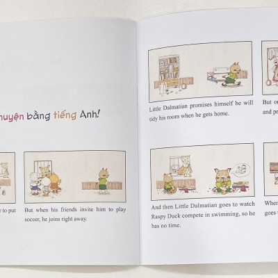 Rèn Luyện Thói Quen Tốt 2-6 Tuổi: Đừng Thất Hứa Nhé, Đốm Nhỏ (Song Ngữ)
