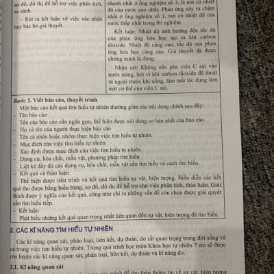 Bồi Dưỡng Năng Lực Tự Học Môn Khoa Học Tự Nhiên 7