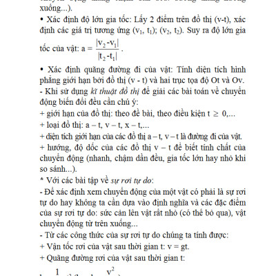 Sổ Tay Vật Lí Trung Học Phổ Thông (Lớp 10 - 11 - 12)