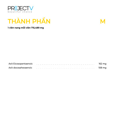 [TẶNG 5 TÚI PV ZIP] Thực Phẩm Sức Khoẻ M+A+CH+OS | V Alphabet - Thông Minh, Nhạy Bén, Năng Lượng & Xương Chắc Khỏe - PROJECT V - Xuất xứ Pháp, Hàng Chính Hãng