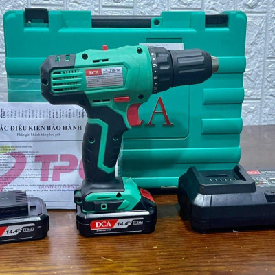 MÁY KHOAN DÙNG PIN 14.4V/2AH*2 DCA ADJZ18-10EM - HÀNG CHÍNH HÃNG