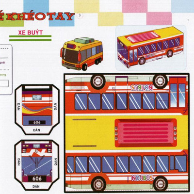 Cắt Và Dán  Hình 3D - Bé Khéo Tay - Thế Giới Sáng Tạo