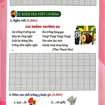 Bộ Đề Kiểm Tra Tiếng Việt Lớp 2 - Tập 1
